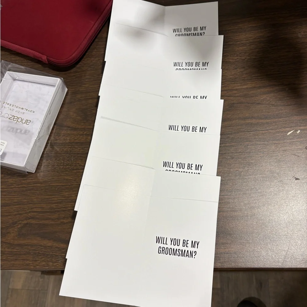 Groomsmen Proposal Card Set